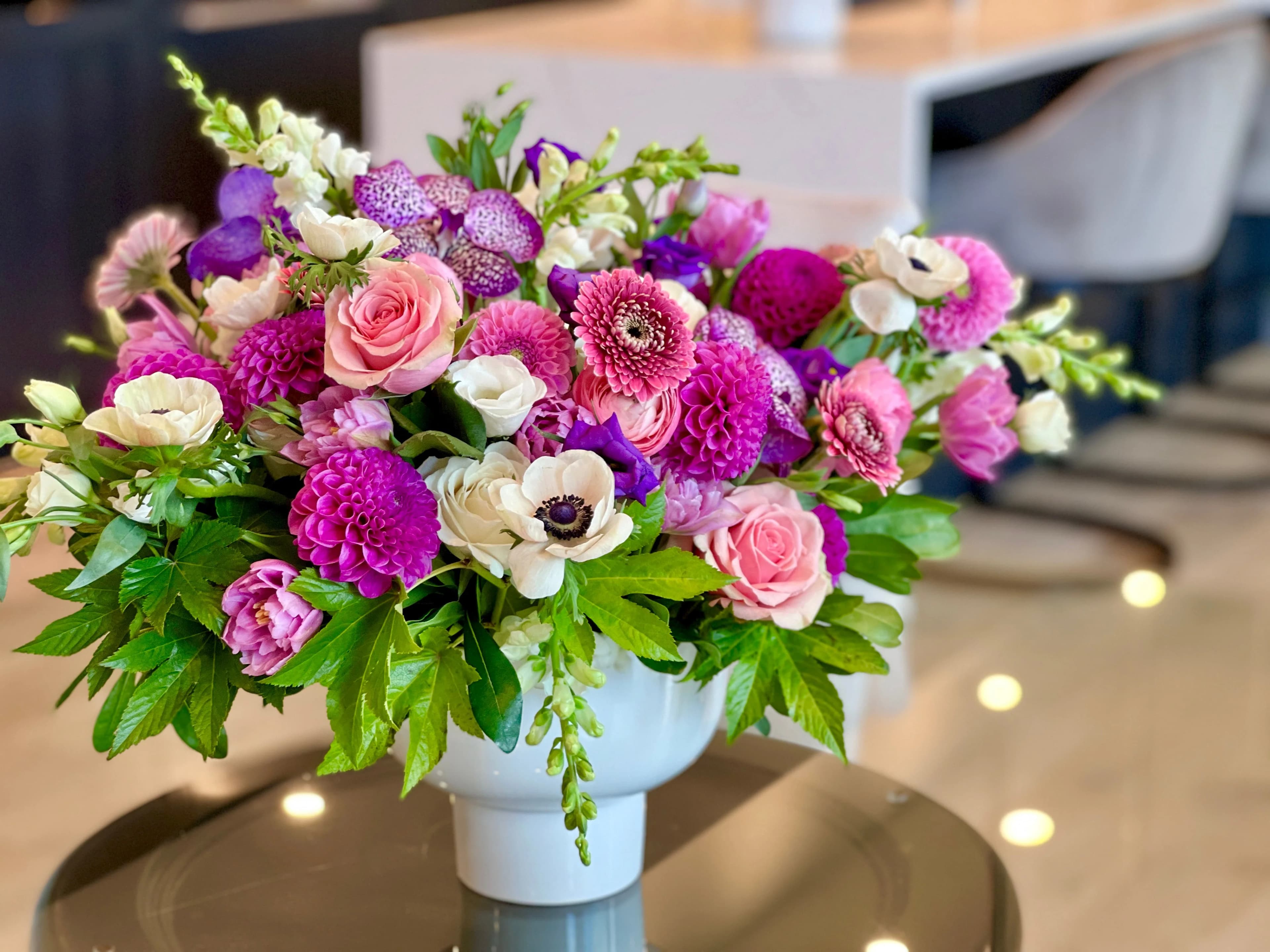 Refined Florals for Professional Spaces