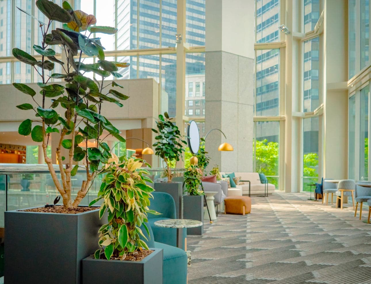 Refined Florals for Professional Spaces